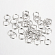 鉄オープン丸カン  ラウンド  プラチナ  6x0.7mm  21ゲージ  内径：4.6mm  約18000個/1000g&nbsp;IFIN-A018-6mm-P-1
