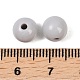 不透明なアクリルビーズ  ラウンド  グレー  8mm&nbsp;OACR-H034-50B-3