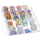 4-Tier Plastic Card Display Riser Stands&nbsp;ODIS-WH0030-236-1