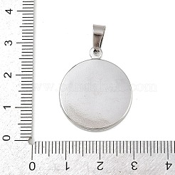 304ステンレスペンダント  コンパス  ステンレス鋼色  26x22x3mm  穴：6.5x4mm&nbsp;STAS-C154-06A-P