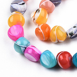 Natural Trochid Shell/Trochus Shell Beads Strands&nbsp;SSHEL-N032-56