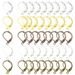 100Pcs Brass Leverback Earring Findings&nbsp;KK-YW0003-37AB