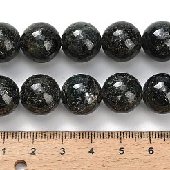 天然緑色藍晶石ビーズ連売り  ラウンド  グレードAB  14mm  穴：1.2mm  約29個/連  15.91''（40.4センチメートル）&nbsp;G-H335-B02-14mm-AB