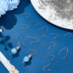 410Pcs 5 Styles Stainless Steel Earring Hooks&nbsp;STAS-GA0001-97