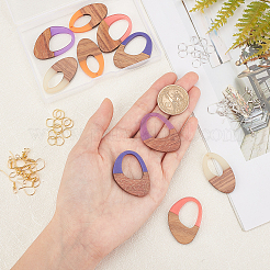DIY Dangle Earring Making Kits&nbsp;RESI-OC0001-22