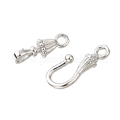 Brass Hook and S-Hook Clasps&nbsp;KK-D356-21P