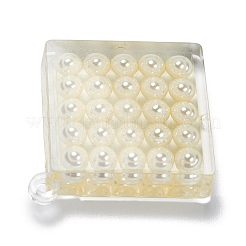 (Defective Closeout Sale: Yellowing) Transparent Acrylic Pendants&nbsp;TACR-XCP0001-05
