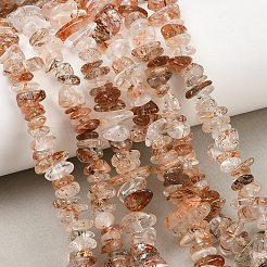 Natural Black Gold Rutilated Quartz Beads Strands&nbsp;G-G905-20A