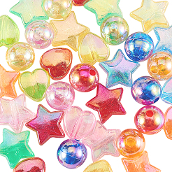630Pcs Eco-Friendly Transparent Acrylic Beads&nbsp;TACR-CJ0001-23