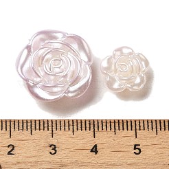 不透明なアクリルビーズ  混合図形  ミディアム蘭  11~23x12.5~30x2.5~10.5mm  穴：1~2mm&nbsp;OACR-H039-03D