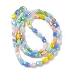 Electroplate Glass Beads Strands&nbsp;GLAA-Q098-C01-01