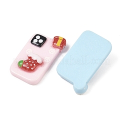 Christmas Opaque Resin Cabochons&nbsp;RESI-C065-01