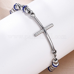 201 Stainless Steel Link Chain Bracelets&nbsp;BJEW-A032-01P-02