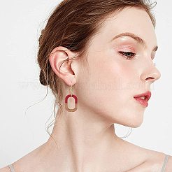 DIY Wooden Dangle Earring Making Kits&nbsp;DIY-OC0007-02