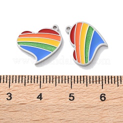 304 Stainless Steel Charms&nbsp;STAS-M102-10P-01