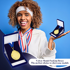 Velvet Medal Packing Boxes&nbsp;CON-WH0086-182B