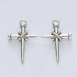 Tibetan Style Alloy Pendants&nbsp;TIBE-R316-109AS-RS
