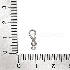 304ステンレススチールフック留め具  ステンレス鋼色  14x5x3mm  穴：1.2mm&nbsp;SA-CBACB61-14P
