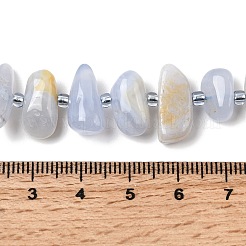 Natural Blue Lace Agate Beads Strands&nbsp;G-L649-A02-01