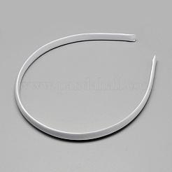 単純なプラスチックヘアバンドのパーツ  歯抜け  布で覆わ  ミックスカラー  120mm  9.5mm&nbsp;OHAR-Q275-04