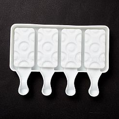 Food Grade DIY Rectangle Ice-cream Silicone Molds&nbsp;LS-DIY-D062-01B