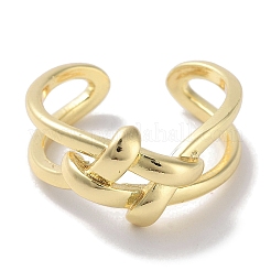 Brass Cuff Rings&nbsp;RJEW-G310-07G
