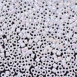 MIYUKIデリカビーズ  シリンダー  日本製シードビーズ  11/0  (db0202)ホワイトパールab  1.3x1.6mm  穴：0.8mm  約2000個/10g&nbsp;X-SEED-J020-DB0202