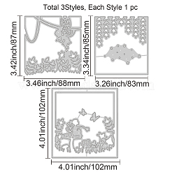Carbon Steel Cutting Dies Stencils&nbsp;DIY-WH0309-360