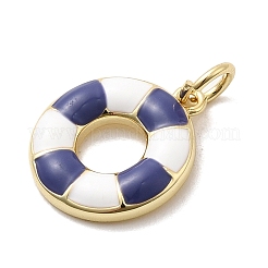 Brass Enamel Pendants&nbsp;KK-P338-23G-03