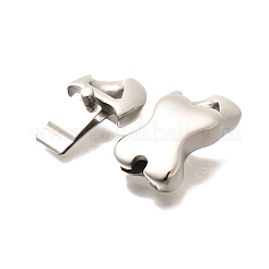 304ステンレススチール製マグネット留め具  ステンレス鋼色  51x19x12mm&nbsp;STAS-R140-16P-01