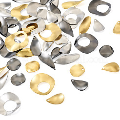 72Pcs 12 Style Brass Pendants&nbsp;FIND-SW0001-24