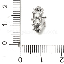 Brass Micro Pave Cubic Zirconia Pendants&nbsp;KK-L229-001P-03