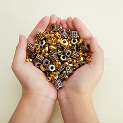 200g4スタイルccbプラスチックビーズ  六角形＆フラットラウンド＆ラウンド  ミックスカラー  50g /スタイル&nbsp;CCB-SZ0001-06