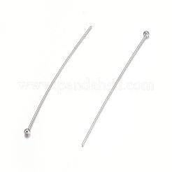 Tarnish Resistant 304 Stainless Steel Ball Head Pins&nbsp;STAS-O105-04-0.6x45mm