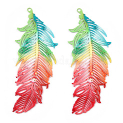 Spray Painted 430 Stainless Steel Pendants&nbsp;STAS-TAC0004-033R