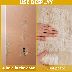 Self-Adhesive PVC Woodgrained Paper&nbsp;DIY-WH0419-40F