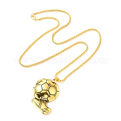 Men's Stainless Steel Pendant Necklaces&nbsp;NJEW-L459-02AGG