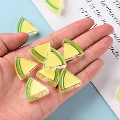 Transparent Enamel Acrylic Beads&nbsp;TACR-S155-001B