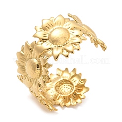 304 Stainless Steel Cuff Bangles for Women&nbsp;AJEW-P127-19G