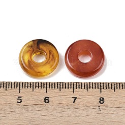 アクリルヨーロピアンビーズ  ディスク  大穴ビーズ  ミックスカラー  15x3.5mm  穴：5mm  約800~830個/500g&nbsp;MACR-C037-07A