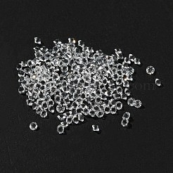 ガラスマイクロラインストーン  ネイルアートの装飾の付属品  ダイヤモンド  多面カット  透明  1.5x1mm  約15000個/30g&nbsp;MRMJ-XCP0001-55