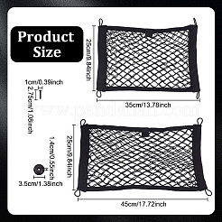6Pcs 2 Styles High-elastic Mesh Fabric Seat Back Net Bag&nbsp;FIND-DR0002-07