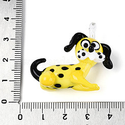 Handmade Lampwork Pendants&nbsp;LAMP-T025-08D