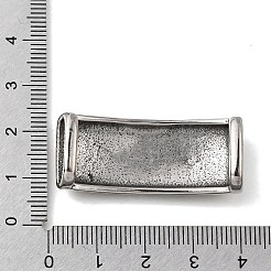 304 Stainless Steel Slide Charms&nbsp;STAS-F356-03AS