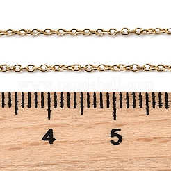 1.2mm 304 ステンレス ケーブル チェーン ネックレス  イオンプレーティング（ip）  18KGP本金メッキ  18.11インチ（46cm）&nbsp;PH-NJEW-E122-12G