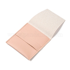 Square PU Leather Jewelry Flip Pouches&nbsp;PAAG-PW0007-11A