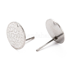Non-Tarnish 304 Stainless Steel Stud Earring Findings&nbsp;STAS-H124-18P