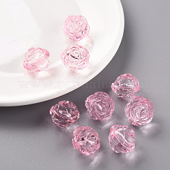 Transparent Acrylic Beads&nbsp;PL305Y-4