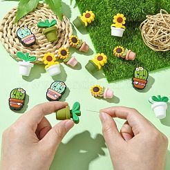 16Pcs 8 Styles Food Grade Eco-Friendly Silicone Beads&nbsp;SIL-CJ0001-58