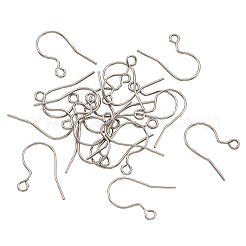 304 Stainless Steel Earring Hooks&nbsp;STAS-TAC0002-01P